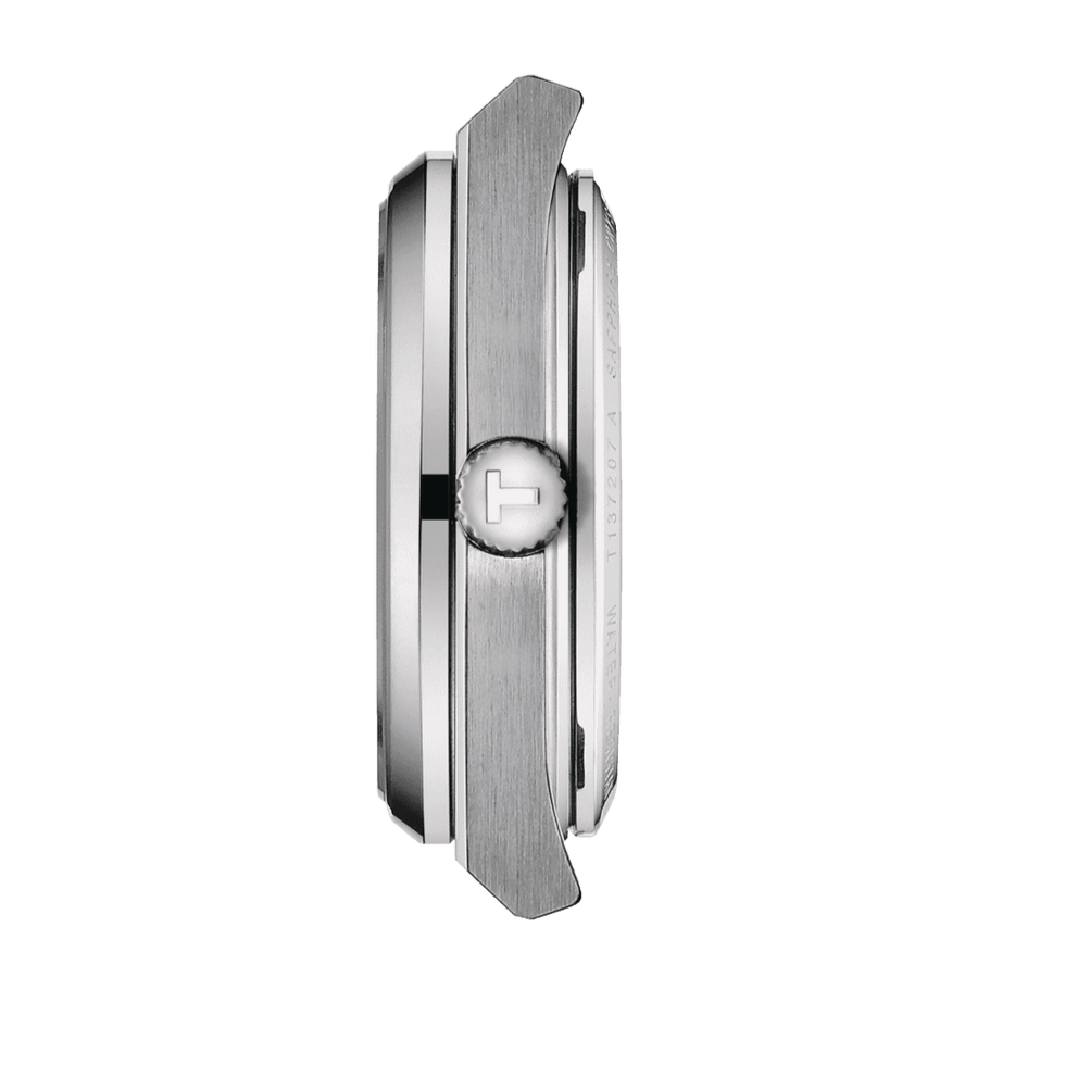 Tissot PRX Powermatic 80 Ice Blue Dial Silver Steel Strap Watch for Men - T137.207.11.351.00