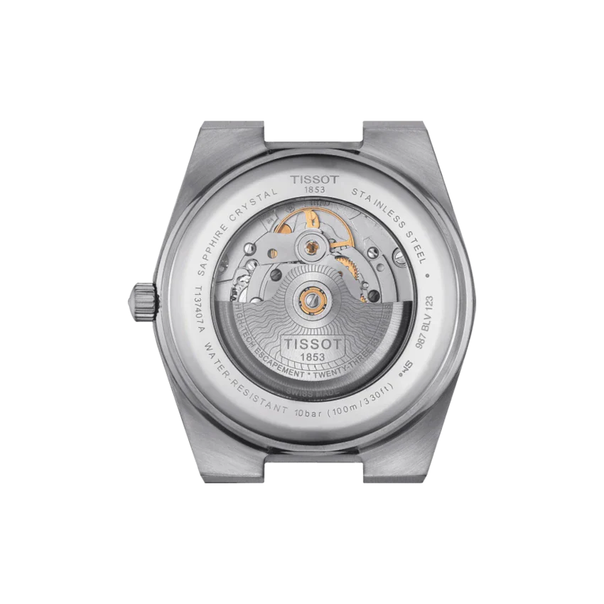 Tissot PRX Powermatic 80 Silver Dial Silver Steel Strap Watch For Men - T1374072203100