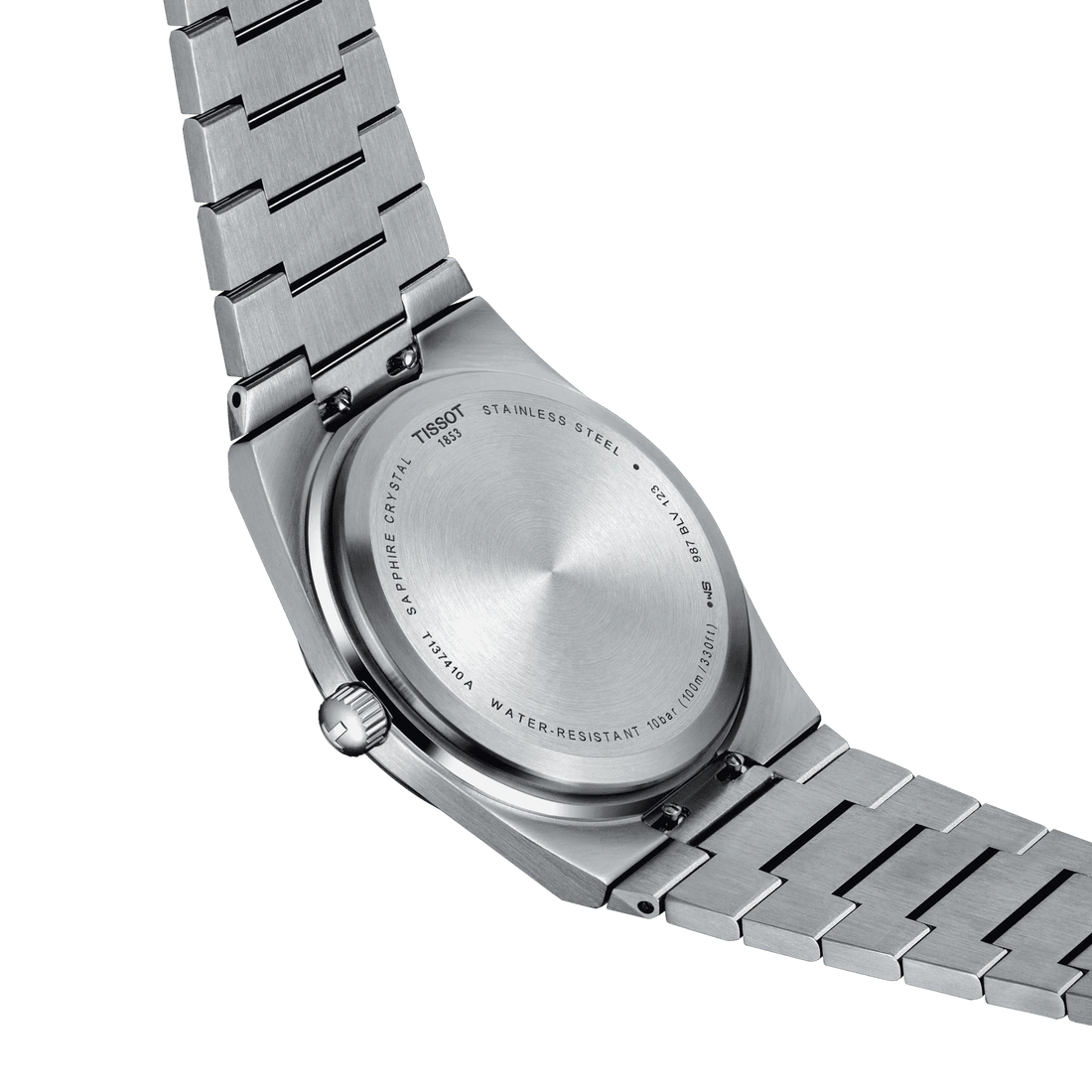 Tissot PRX Quartz Light Green Dial Silver Steel Strap Watch for Men - T137.410.11.091.01
