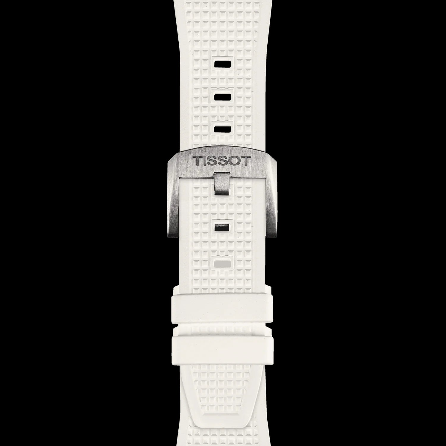 Tissot PRX 40 White Dial White Rubber Strap Watch For Men - T137.410.17.011.00