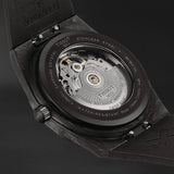 Tissot PRX Powermatic 80 Carbon Black Dial Black Rubber Strap Watch for Men - T137.907.97.201.00