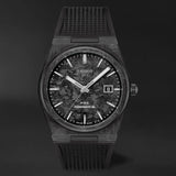 Tissot PRX Powermatic 80 Carbon Black Dial Black Rubber Strap Watch for Men - T137.907.97.201.00