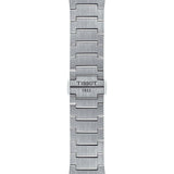 Tissot PRX Powermatic 80 Black Dial Silver Steel Strap Watch For Men - T137.407.11.051.00