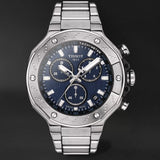 Tissot T Race Chronograph Blue Dial Silver Steel Strap Watch For Men - T141.417.11.041.00