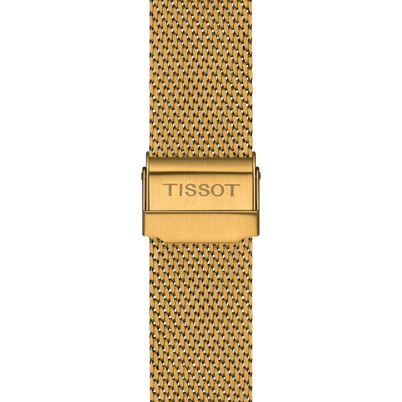 Tissot Everytime Gent Gold Dial Gold Mesh Bracelet Watch for Men - T143.410.33.021.00
