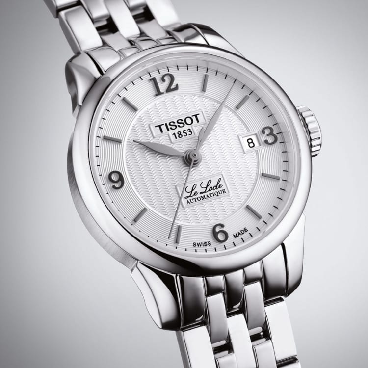 Tissot Le Locle Small Lady Automatic Silver Dial Silver Steel Strap Watch For Women - T41.1.183.34