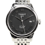 Tissot T Classic Le Locle Powermatic 80 Black Dial Silver Steel Strap Watch For Women - T41.1.483.53