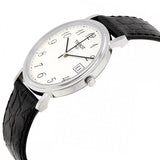 Tissot T Classic Desire White Dial Black Leather Strap Watch For Men - T52.1.421.12