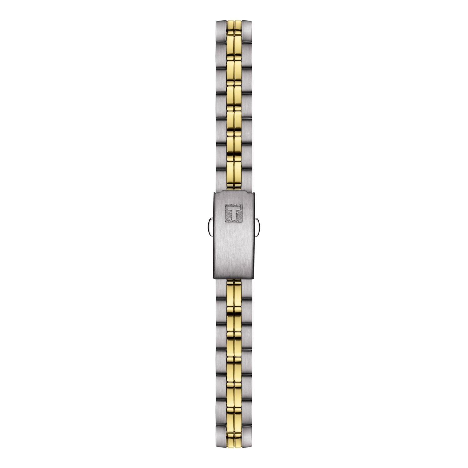 Tissot T Classic PR100 White Dial Two Tone Steel Strap Watch For Women - T049.210.22.032.00