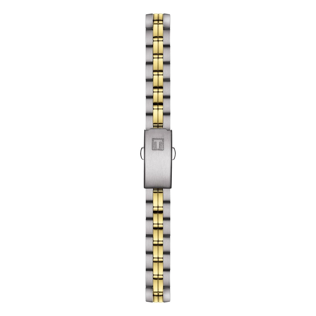 Tissot T Classic PR100 White Dial Two Tone Steel Strap Watch For Women - T049.210.22.032.00