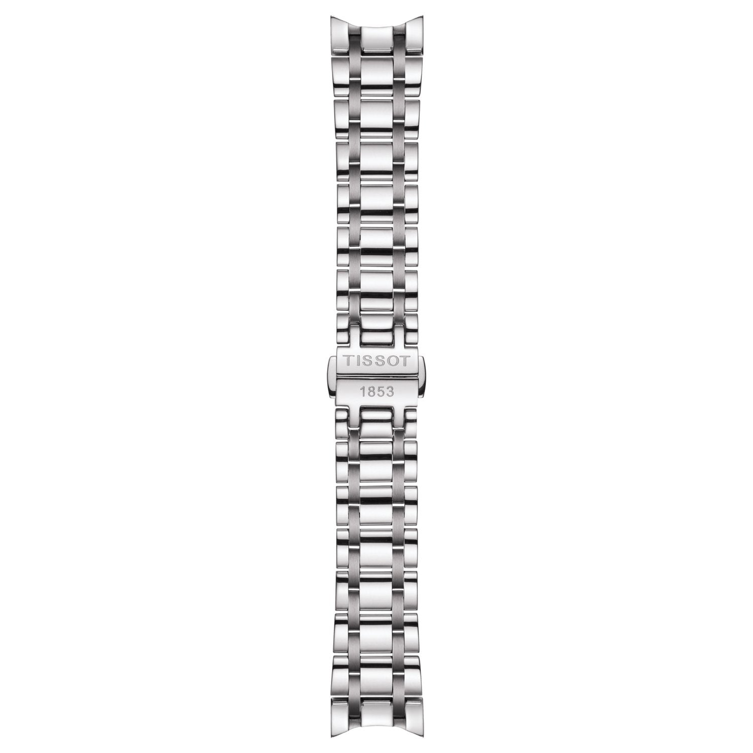 Tissot T Trend Couturier White Dial Silver Steel Strap Watch For Women - T035.210.11.011.00