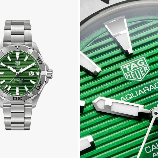 Tag Heuer Aquaracer Green Dial Watch for Men - WAY2015.BA0927