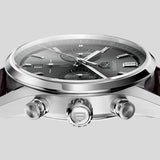 Tag Heuer Carrera Chronograph Grey Dial Brown Leather Strap Watch for Men - CBN2012.FC6483