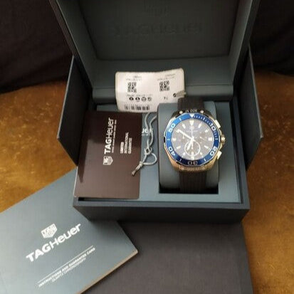 Tag Heuer Aquaracer Blue Dial Watch for Men - CAY111B.FT6041