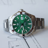 Tag Heuer Aquaracer Green Dial Watch for Men - WAY2015.BA0927