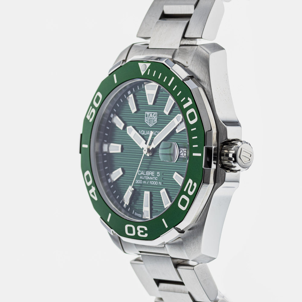 Tag Heuer Aquaracer Green Dial Watch for Men - WAY201S.BA0927