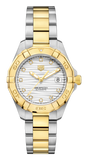 Tag Heuer Aquaracer Automatic Diamonds Silver Dial Two Tone Steel Strap Watch for Women - WBD2321.BB0320