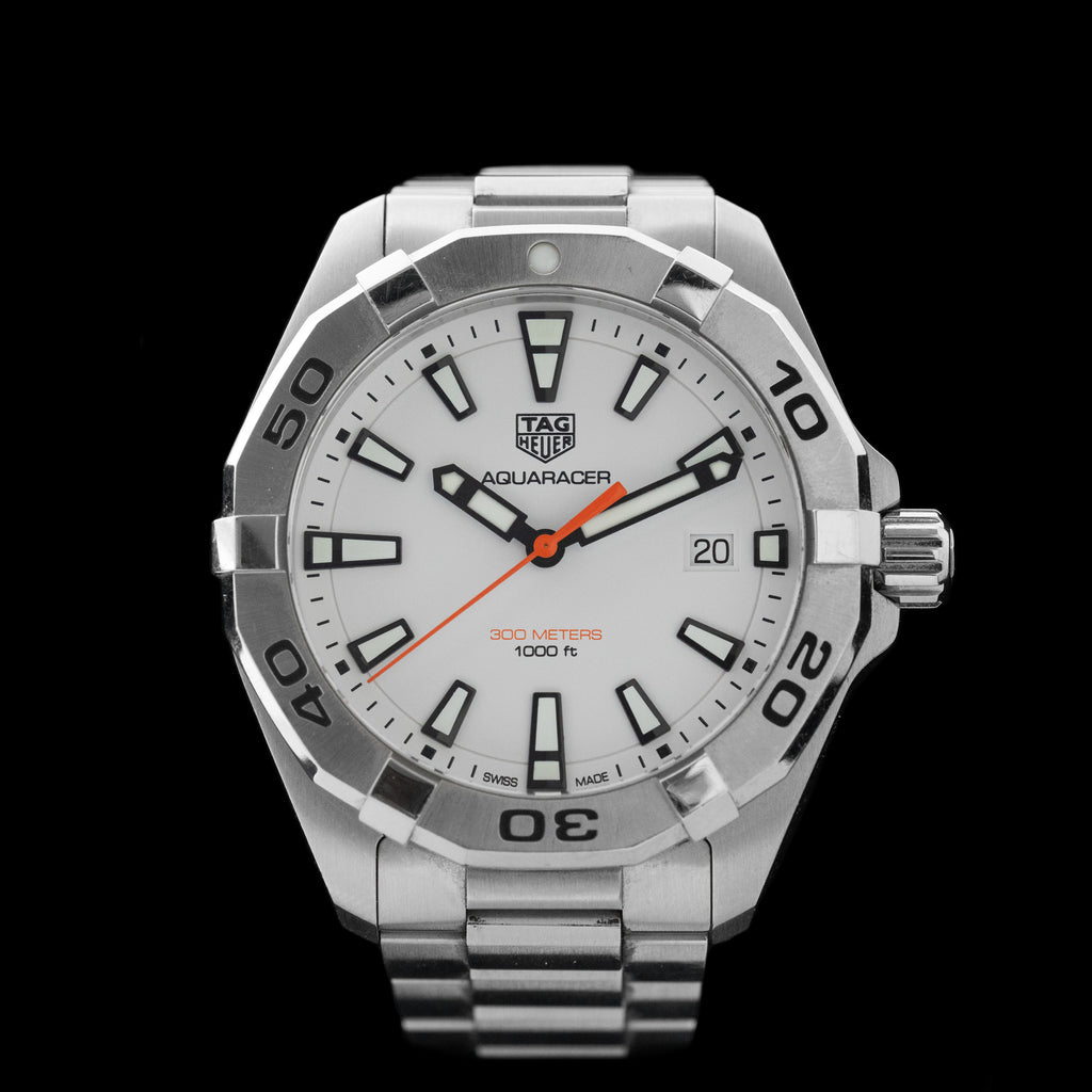 Tag Heuer Aquaracer White Dial Watch for Men - WBD1111.BA0928