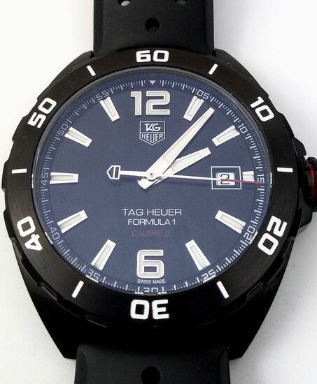 Tag Heuer Formula 1 Black Dial Strap Watch for Men - WAZ2115.FT8023