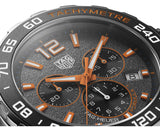 Tag Heuer Formula 1 Chronograph Ceramic Black Dial Silver Steel Strap Watch for Men - CAZ101AH.BA0842