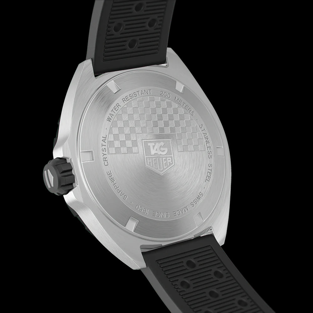 Tag Heuer Formula 1 Quartz Black Dial Black Rubber Strap Watch for Men -  WAZ1112.FT8023