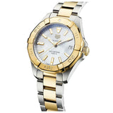 Tag Heuer Aquaracer Mother of Pearl Dial Two Tone Steel Strap Watch for Women - WBD1320.BB0320