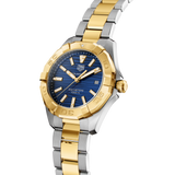 Tag Heuer Aquaracer Blue Dial Two Tone Steel Strap Watch for Women - WBD1325.BB0320