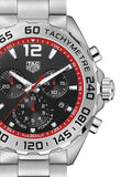 Tag Heuer Formula 1 Chronograph Black Dial Silver Steel Strap Watch for Men - CAZ101Y.BA0842