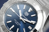 Tag Heuer Aquaracer Quartz Blue Dial Silver Steel Strap Watch for Women - WBD1312.BA0740