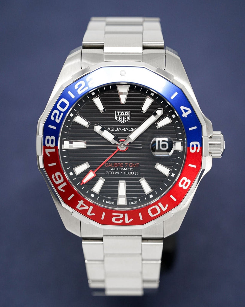 Tag Heuer Aquaracer Pepsi Black Dial Watch for Men - WAY201F.BA0927