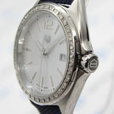 Tag Heuer Formula 1 Quartz Diamonds Mother of Pearl Dial Blue Leather Strap Watch for Women - WBJ131A.FC8251