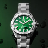 Tag Heuer Aquaracer Green Dial Watch for Men - WAY2015.BA0927