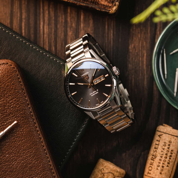 Tag Heuer Carrera Black Dial Watch for Men - WAR201C.BA0723