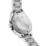 Tag Heuer Aquaracer Diamonds White Mother of Pearl Dial Silver Steel Strap Watch for Women - WBD1315.BA0740