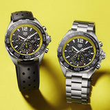 Tag Heuer Formula 1 Chronograph Black Dial Black Rubber Strap Watch for Men - CAZ101AC.FT8024