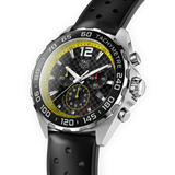 Tag Heuer Formula 1 Chronograph Black Dial Black Rubber Strap Watch for Men - CAZ101AC.FT8024