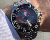 Tag Heuer Formula 1 Quartz Anthracite Dial Silver Steel Strap Watch for Men - WAZ1018.BA0842