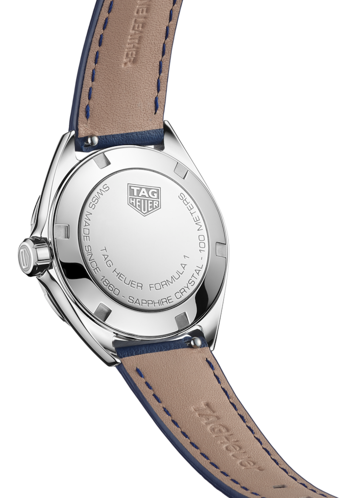 Tag Heuer Formula 1 Quartz Blue Dial Blue Leather Strap Watch for Women - WBJ1412.FC8233