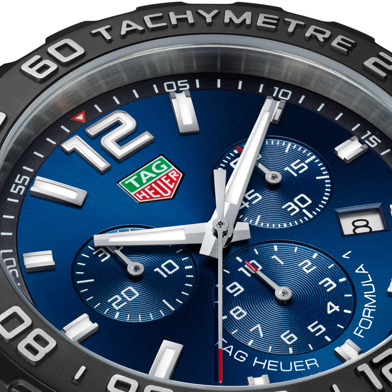 Tag Heuer Formula 1 Chronograph Blue Dial Silver Steel Strap Watch for Men - CAZ101AV.BA0842