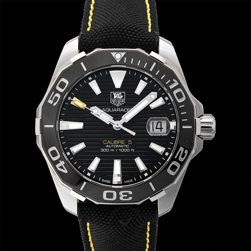 Tag Heuer Aquaracer Black Dial Watch for Men - WAY211A.FC6362