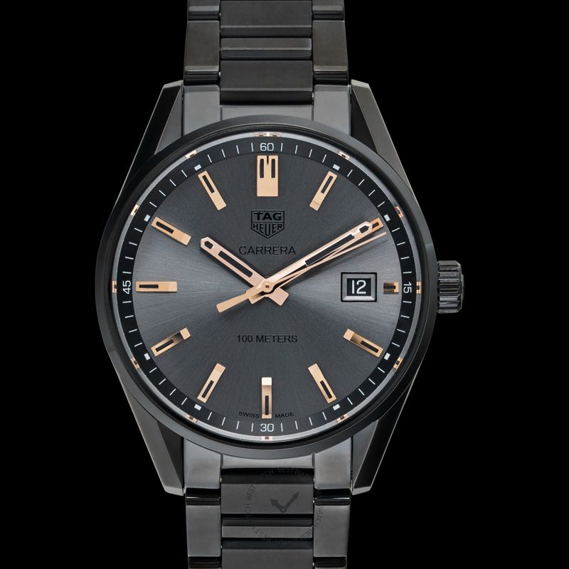 Tag Heuer Carrera Special Edition Black Dial Black Steel Strap Watch for Women - WAR1113.BA0602