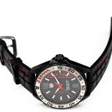 Tag Heuer Formula 1 Senna Special Edition Black Dial Two Tone Rubber Strap Watch for Men - WAZ1014.FT8027