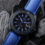 Tag Heuer Aquaracer Calibre 5 Automatic Titanium Blue Dial Blue Nylon Strap Watch for Gents - WAY208B.FC6382