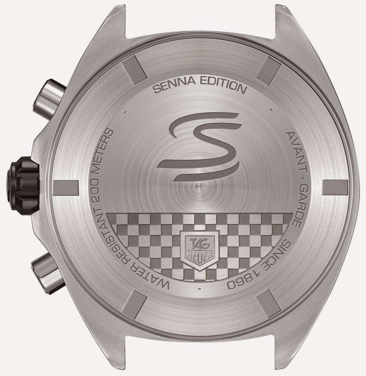 Tag Heuer Formula 1 Senna Limited Edition Chronograph Black Dial Silver Steel Strap Watch for Men - CAZ1013.BA0883