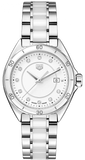 Tag Heuer Formula 1 Diamonds White Dial Two Tone Steel Strap Watch for Women - WBJ141AD.BA0974