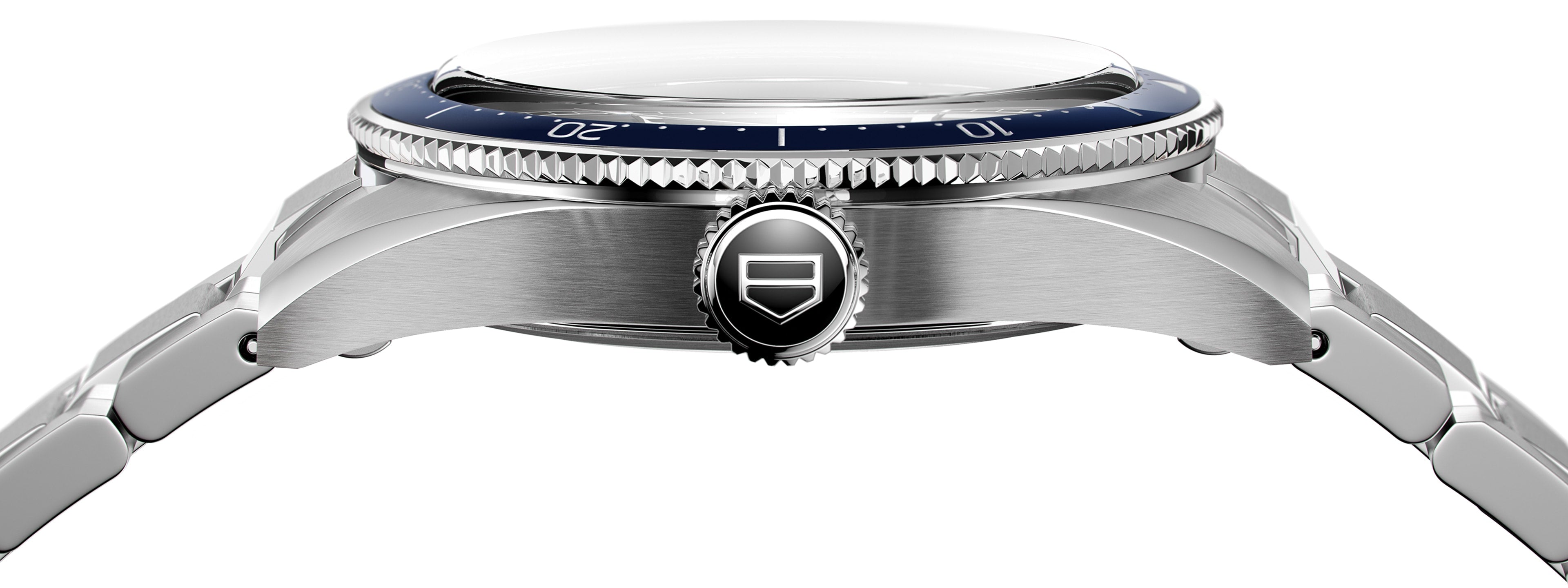 Tag Heuer Autavia Automatic Blue Dial Silver Steel Strap Watch for Men - WBE5116.EB0173