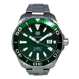 Tag Heuer Aquaracer Green Dial Watch for Men - WAY201S.BA0927