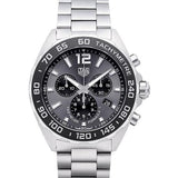 Tag Heuer Formula 1 Anthracite Dial Silver Steel Strap Watch for Men - CAZ1011.BA0842