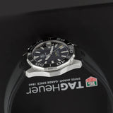 Tag Heuer Aquaracer Calibre 5 Automatic Black Dial Black Rubber Strap Watch for Men - WAY211A.FT6151