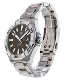Tag Heuer Aquaracer Calibre 5 Automatic Sunray Brown Dial Silver Steel Strap Watch for Men - WAY2018.BA0927